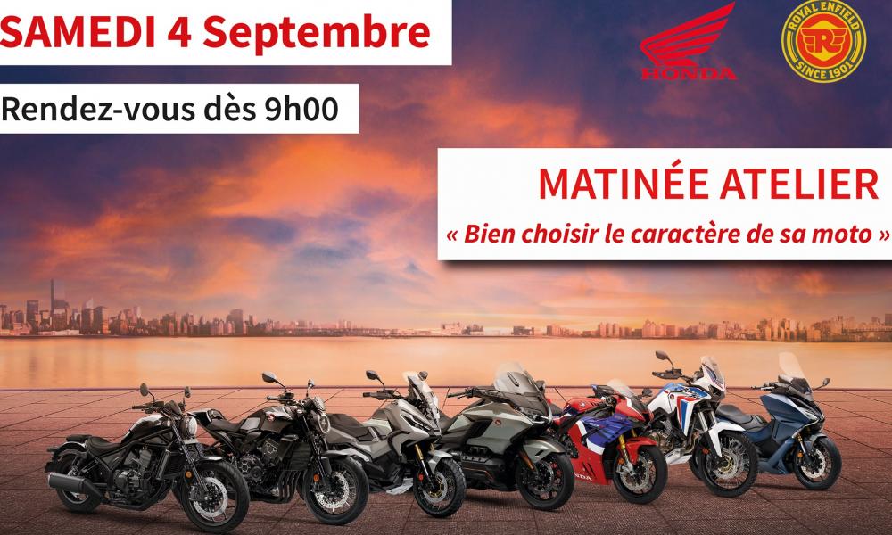 Image Atelier Bien choisir le caractère de sa moto le 4 septembre !